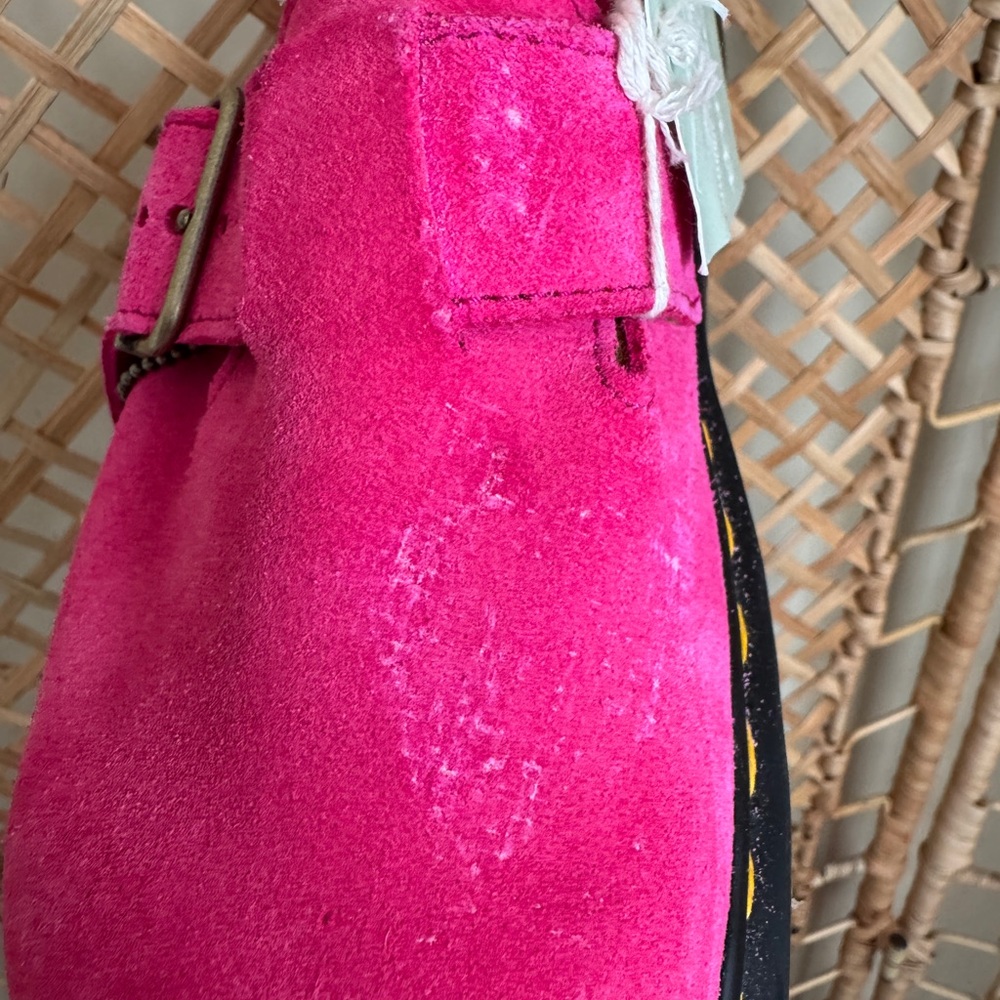 Dr. Martens Pink JORGE MADE IN ENGLAND SUEDE SLINGBACK MULES - Picture 11 of 11
